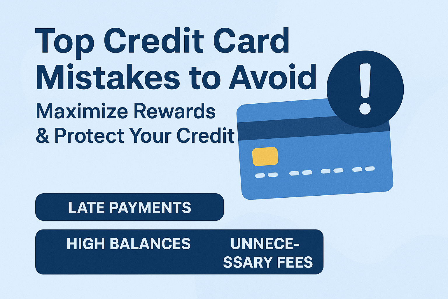 Top Credit Card Mistakes to Avoid – Maximize Rewards & Protect Your Credit