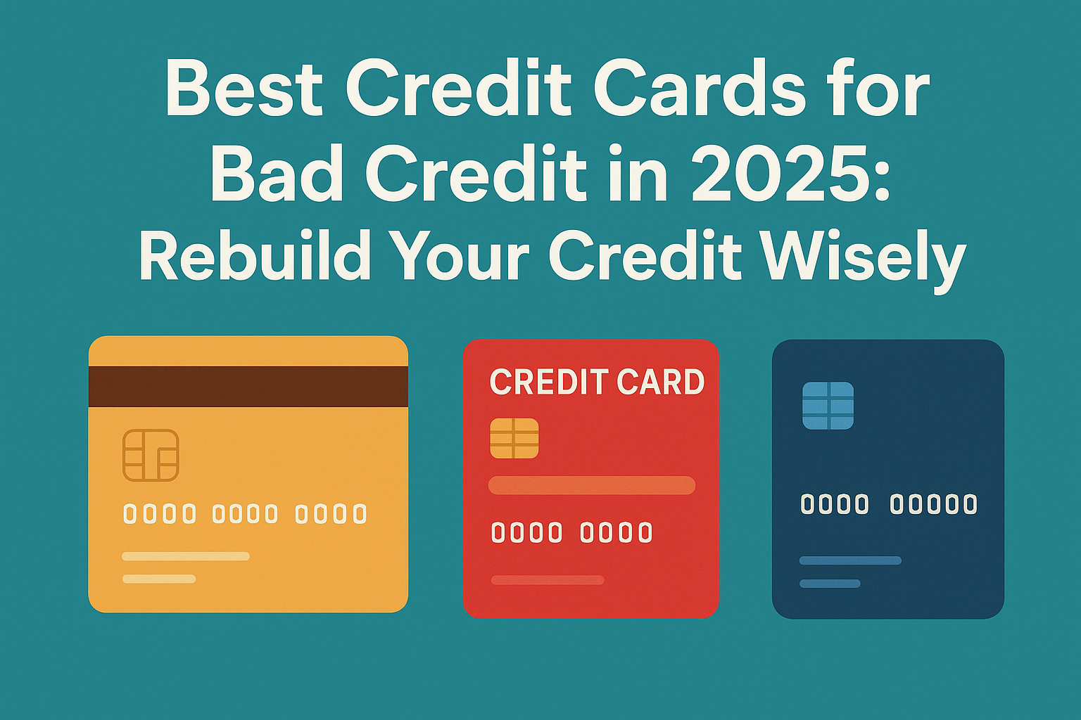 best credit cards for bad credit 2025